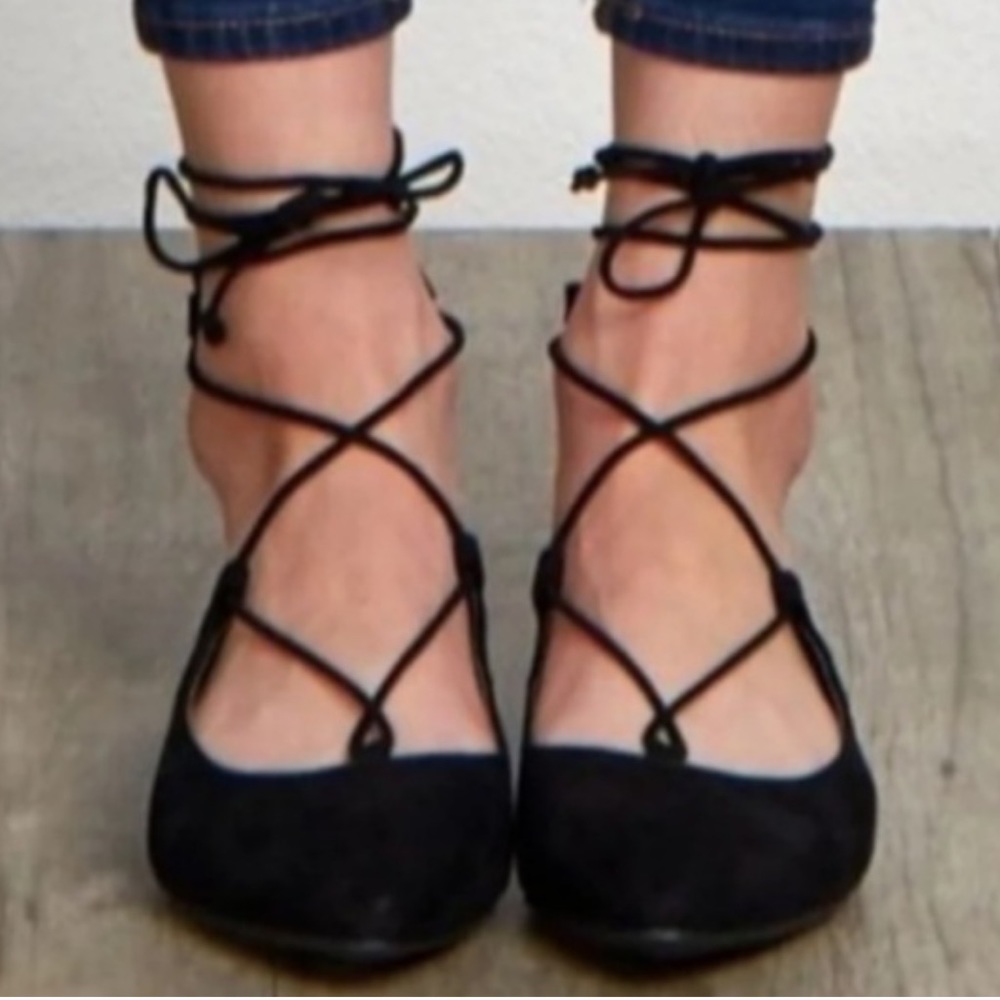 Express Lace Up Flats
